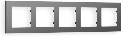 Рамка Ambrella Volt ALFA Techno (Антрацит серый) 5-ая AF220655