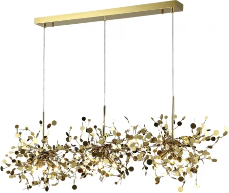 Светильник подвесной Garden SP3х3 L1200 Gold (220V, на тросе, ветки)