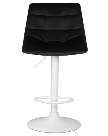 Набор 2 шт стул барный DOBRIN TAILOR WHITE (черный велюр (MJ9-101))