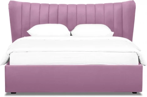 Кровать Queen Agata Lux ОГОГО (арт.636850), (Ткань/Сиреневый)