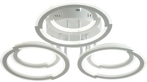 Потолочная люстра Lumion Osaka 8028/80CL белый/белый, металл/акрил с ПДУ LED 80W 3000-6000К 220V