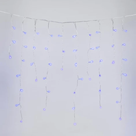 Бахрома светодиодная. 6м. 300 светодиодов. Синий свет. ULD ULD-B6007-300/DTA BLUE IP44 Uniel