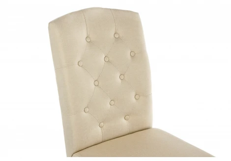 Обеденный стул Woodville Menson dark walnut / fabric cream 11023