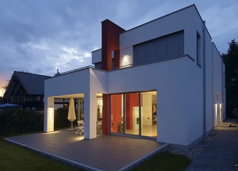 Настенный светильник уличный Slv Big 229561 (220V, куб, IP44)