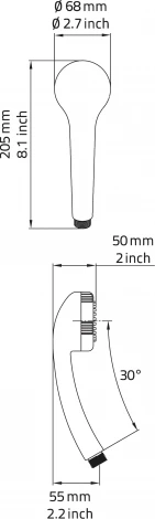 Душевая лейка Ridder Belem 91290 хром