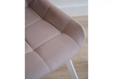 Стул на металлокаркасе Челси 360 П латте (zd 290) / белый np 632494