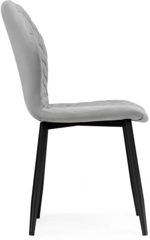 Стул Notta на металлокаркасе Софи светло-серый / черный 516576