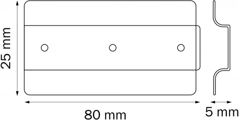 Планка соединительная к треку 505XXX Lightstar Teta Barra 505180