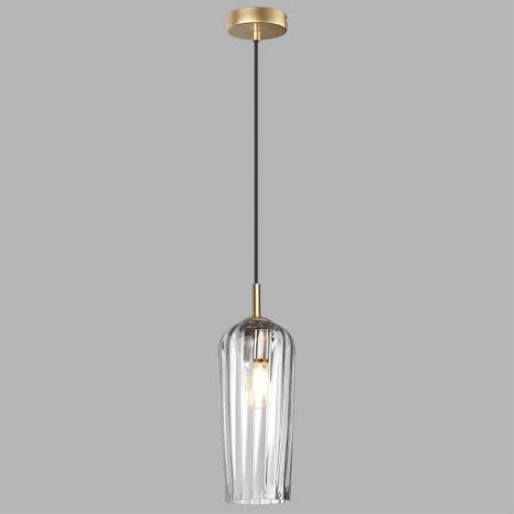 Подвесной светильник Lumion Ellie 6551/1B матовое золото E14 1*40W 220V (на проводе)