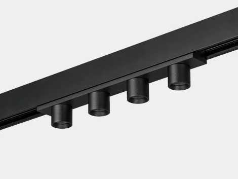 Трековый светильник светодиодный, магнитный, черный, 12Вт, 48V IP20 3000К Lumker SY-LINK SY-LINK-CE-BL-12-WW