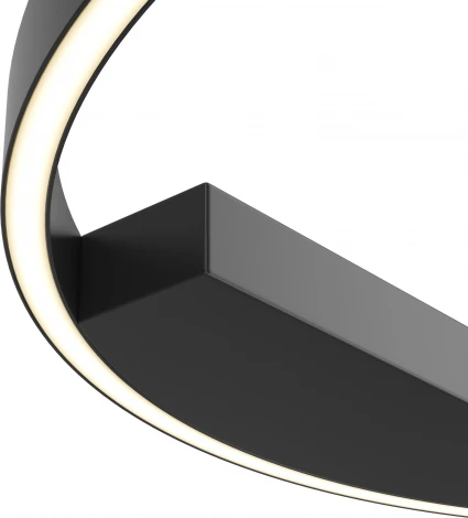Потолочный светильник круглый светодиодный Rim MOD058CL-L35BK Maytoni (220V, кольцо)