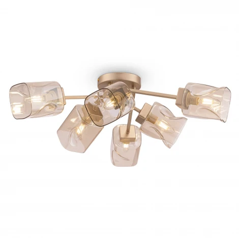 Потолочная люстра Freya Isabella FR5095CL-06G (220V, куб)