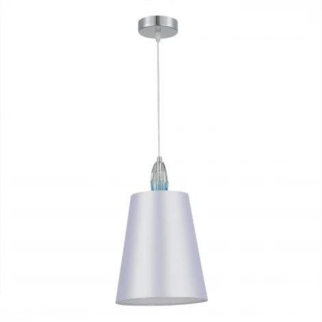 Подвесной светильник ST Luce Lingotti SL1759.103.01 Хром, Голубой/Белый E27 1*40W (220V, на проводе)