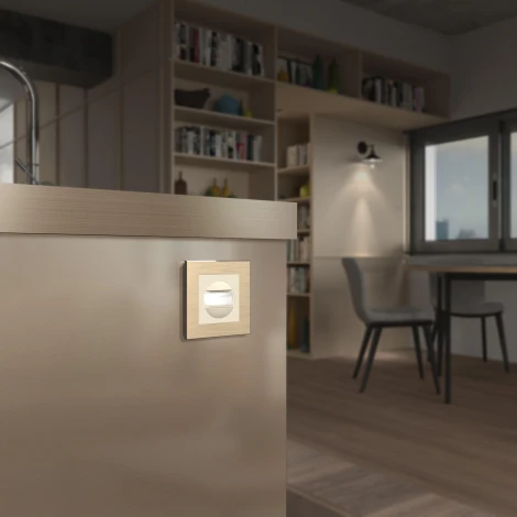 Датчик движения 500 Вт, двухпроводный (слоновая кость) Werkel W1155103 (a054897)