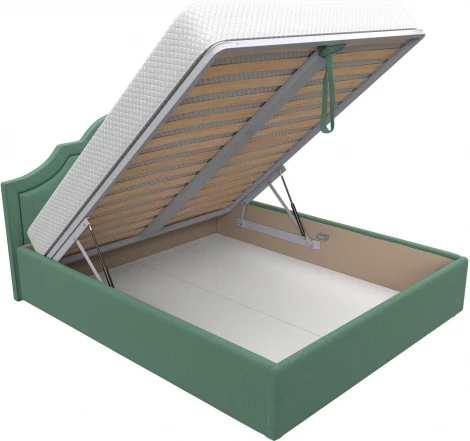 Кровать интерьерная Афина 160 Лига Диванов (Рогожка) арт.123578