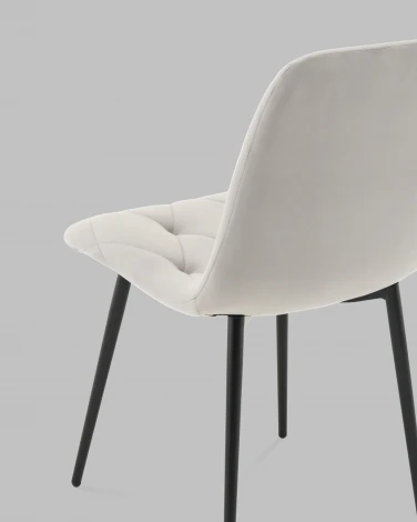 Стул Одди Diamond велюр светло-серый Stool Group арт.УТ000041446