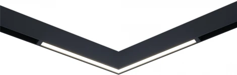 Магнитный трековый угловой светильник ST Luce Skyline 48V ST800.409.20 черный LED 1*20W 2700K-6500K