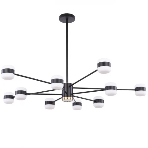 Потолочная люстра на штанге светодиодные APL LED Ferrara 3307.6296-10 Black