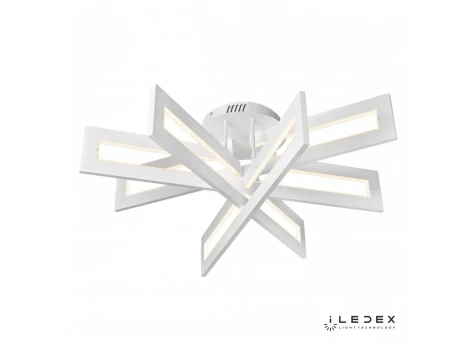 Потолочная люстра iLedex Stalker 9082-R800-X 128W WH (220V, пульт управления)