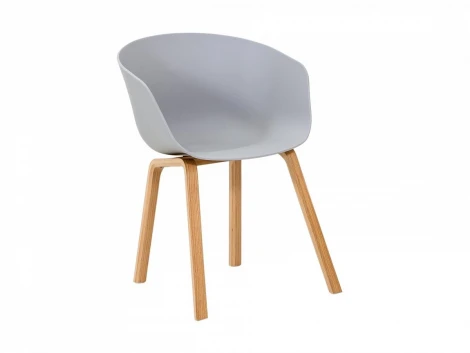 Стул пластиковый Paul ОГОГО 622567 (серый)