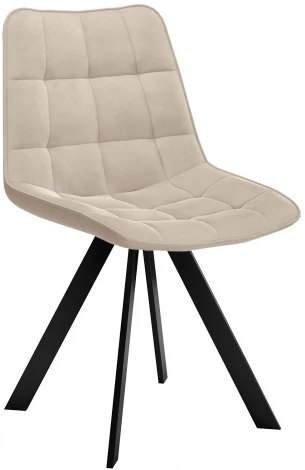 Стул DikLine 229 поворотный, B03 BEIGE, ножки черные