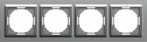 Рамка 4-я, Wave матовый серый Donel A07 DEW21440