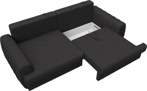 Диван прямой Лига-057 НПБ Лига Диванов (Замша) арт.129226