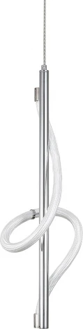 Подвесной светильник с гибким неоном (14025/1P Chrome) Indigo Intreccio V000145L (LED, 220V, на проводе)