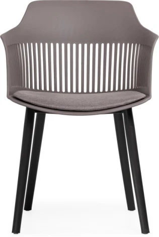 Пластиковый стул Woodville Crocs dark gray / black