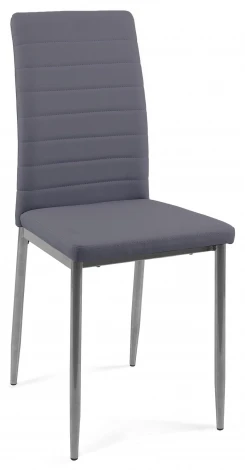 Стул ТЕКС каркас хром/к/з Pegaso серый Dikline 00-00049169