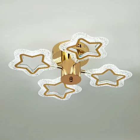 Потолочная люстра светодиодная с пультом с регулировкой цветовой температуры LED4U LED4U L8453-4