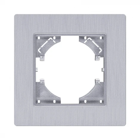 Рамка 1-постовая серый Kollinger Eleganz Plex EP1GY