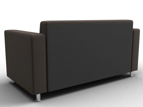 Диван прямой Лига-093 ВН (ДСП,Брус,Фанера,Рогожка/Коричневый) Лига Диванов 134954