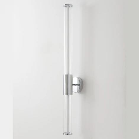 Настенный светильник Crystal Lux LINEUP AP18W LED CHROME (220V, круглые)