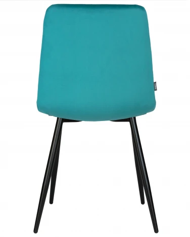 Стул обеденный DOBRIN CHILLY (Морской волны Holland 56, основание черное)