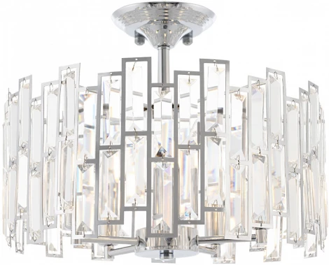 Потолочная люстра хрустальная на штанге Arte Milano Sorrento-3209 373209/5/80/390 CR (220V)