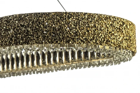 Подвесной светильник светодиодный хрусталь Dio D'Arte Neuron Neuron L 1.5.100x35.100 G кольцо