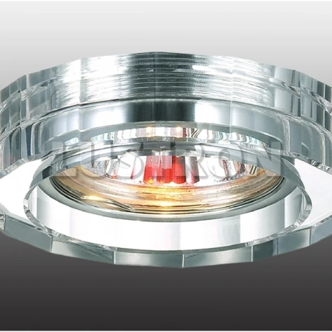 Встраиваемый точечный светильник Novotech Glass 369487