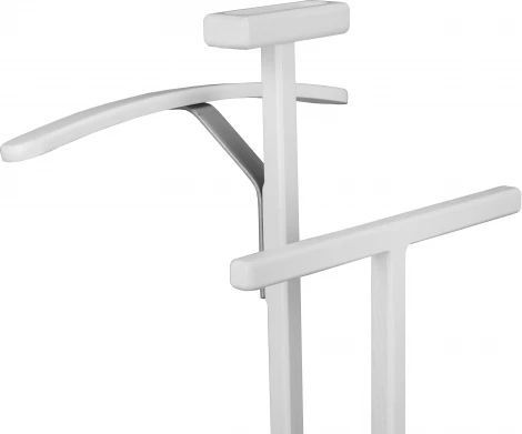 Вешалка костюмная ГАЛАНТ 340 металлик/ белый от фабрики Mebelik