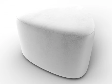 Пуф 004 (ДСП,Фанера/Пластик/Велюр/Молочный) Лига Диванов 132362