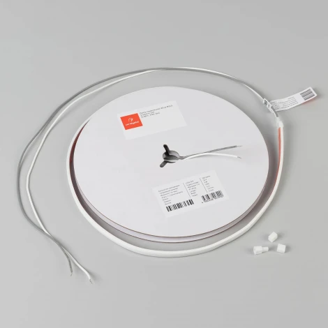 Светодиодная лента герметичная VELA-M240-2.5x6mm 24V Warm2700 (5 W/m, IP65, 5m) (Arlight, узкая) 053269