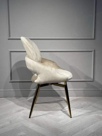 Стул обеденный IST-CASA Виола BS1377-BG-2, 50х58х92 см, бежевый/золото