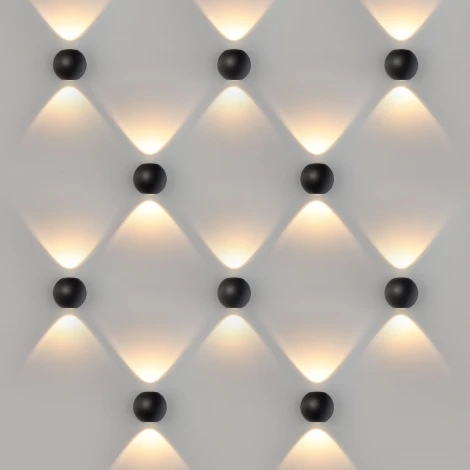 Светодиодная архитектурная подсветка черный Elektrostandard Diver 1566 TECHNO LED (220V, шар, IP54)