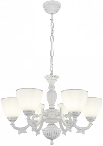 Подвесная люстра Arte Milano AM342837 342837/6 WT+SL (220V, на цепи)