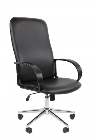 Офисное кресло Chairman 278 Россия экопремиум черный хром 7206371