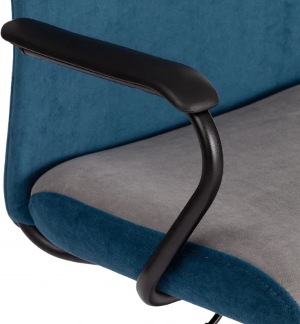 Компьютерное кресло игровое Tetchair FLY (Флок/Серый,Синий)