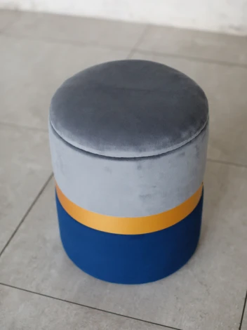 Пуф Dreambag Аризона Серо-Синий (Золото) 13808