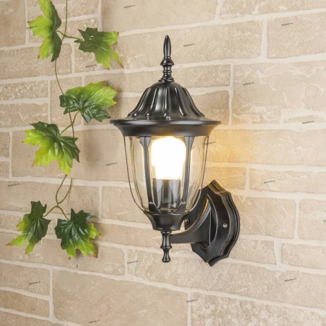 Настенный фонарь уличный Elektrostandard Feliz GL 1002U черный