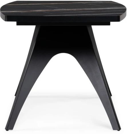 Деревянный стол Woodville Лардж 160(205)х90х76 sahara noir / черный 551075