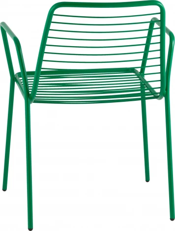 Стул с подлокотниками Дели металл зеленый Stool Group (арт.УТ000039265)